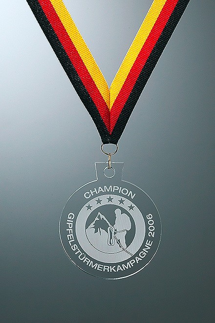 Acrylglas-Medaille Zakoyo