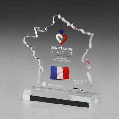 Map of France / Frankreich-Karte