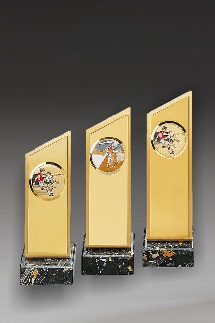 Acrylglas Trophäen mit Uhr